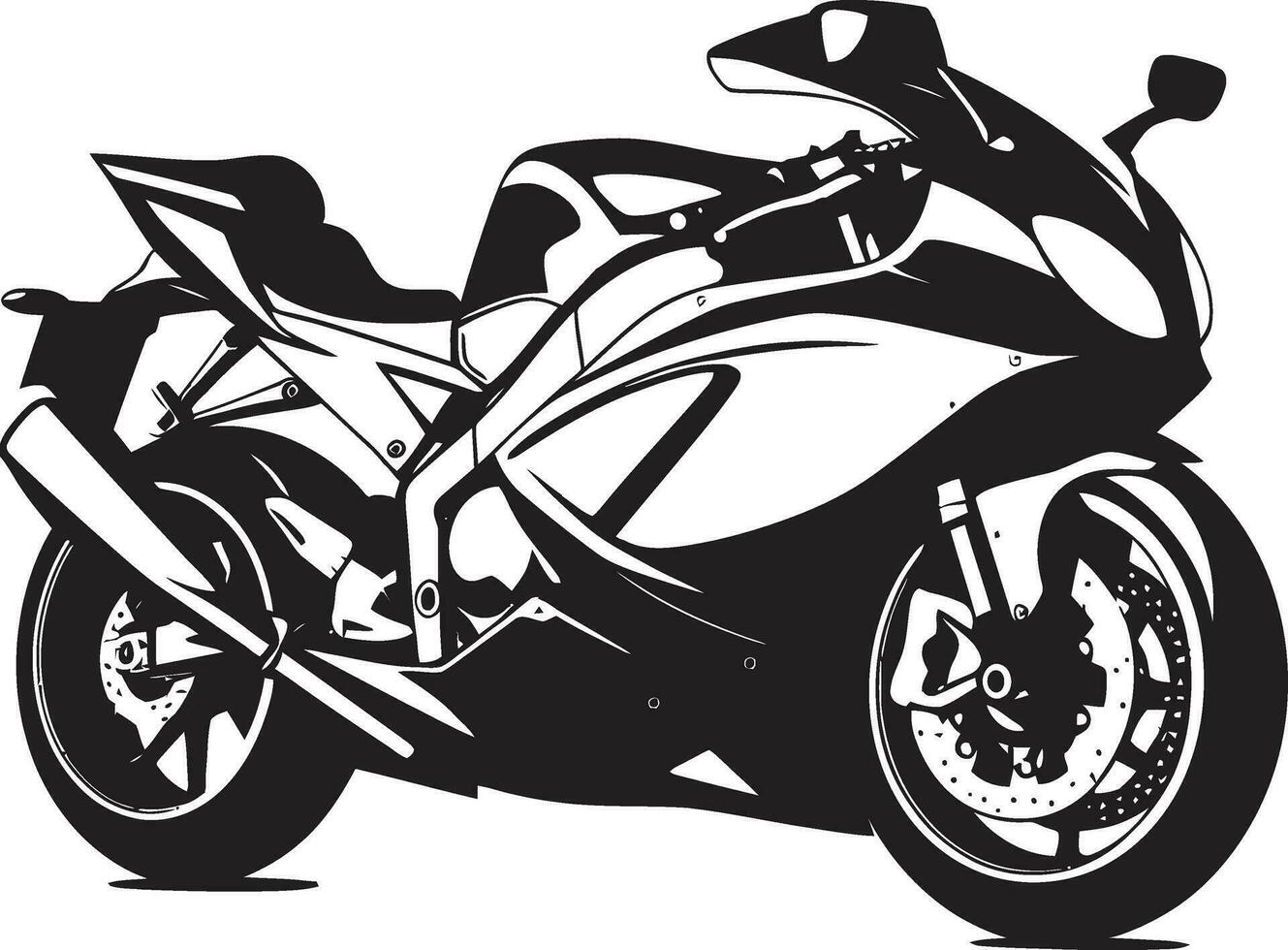 The Art of Speed Sports Bike Vector Showcase Vectorized Precision Sports Bike Illustrations