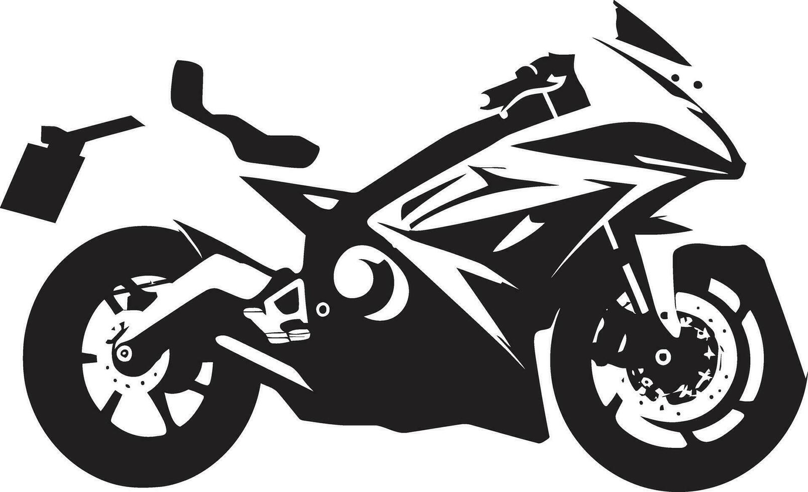 Vector Thunder Sports Bike Graphics in Action Speeds Expression Sports Bike Vector Perfection