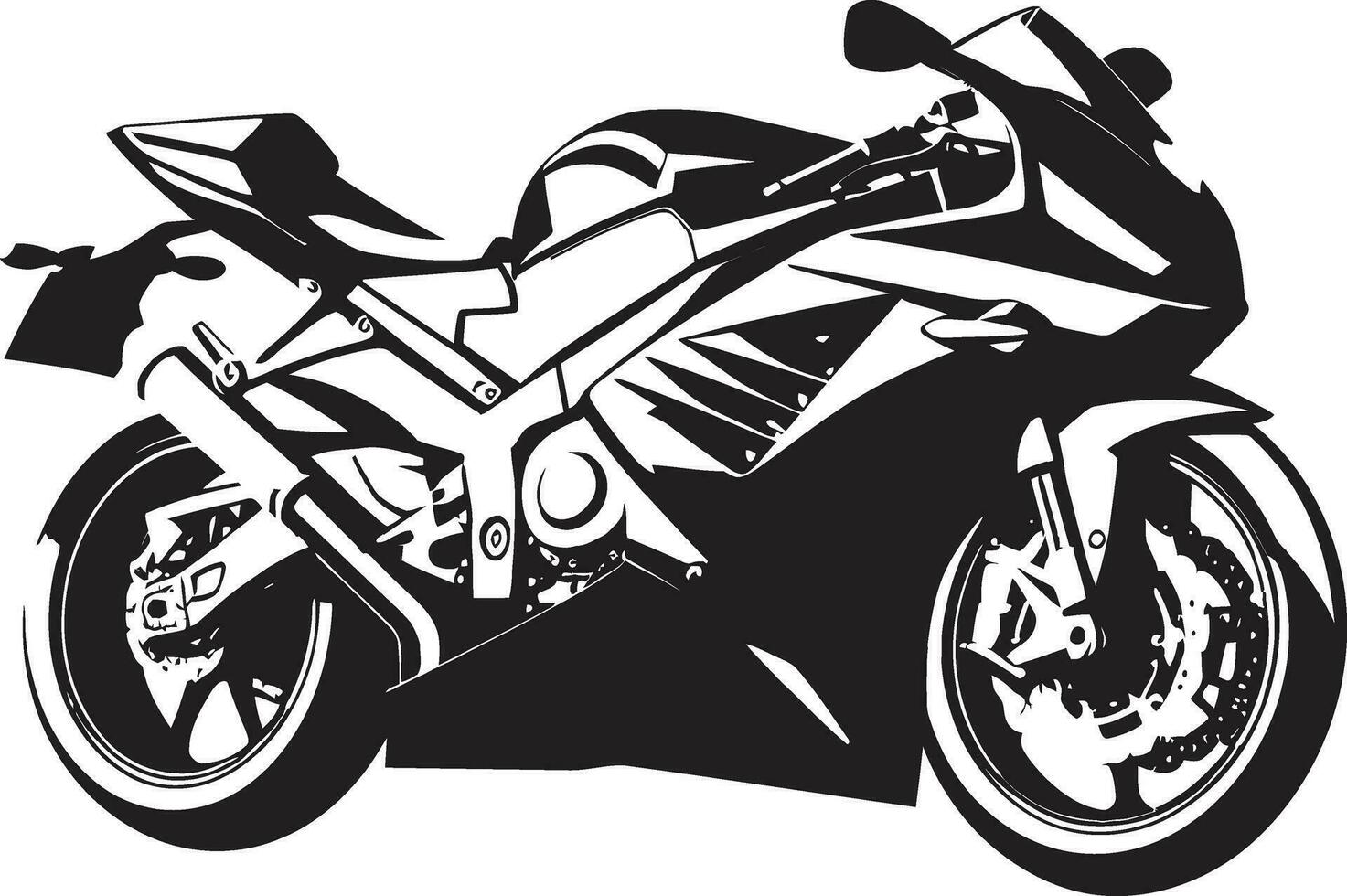 Sport Bikes in Full Throttle Vector Showcase Fueling the Imagination Sports Bike Vector Magic