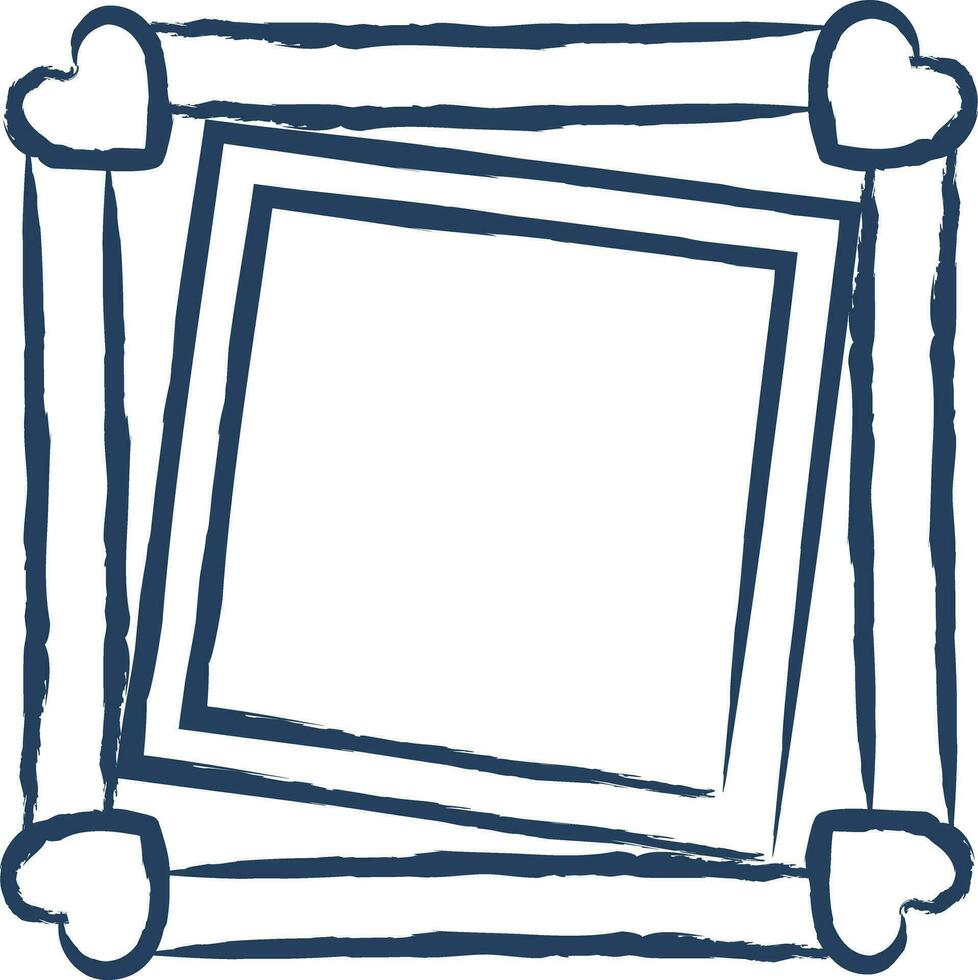 Frame hand drawn vector illustration