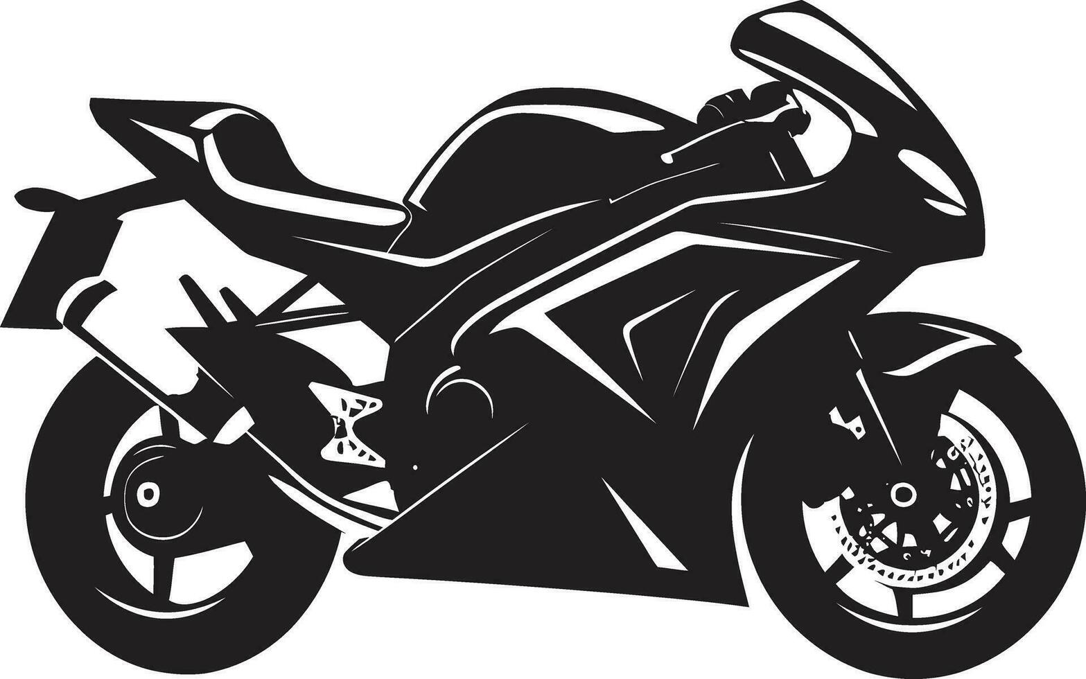 Riding the Vectors Sports Bike Mastery Sport Bike Elegance in Vector Format