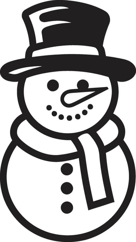 Snowman Artistry in Vector Winters Joy Vector Wonderland Snowman Fantasies