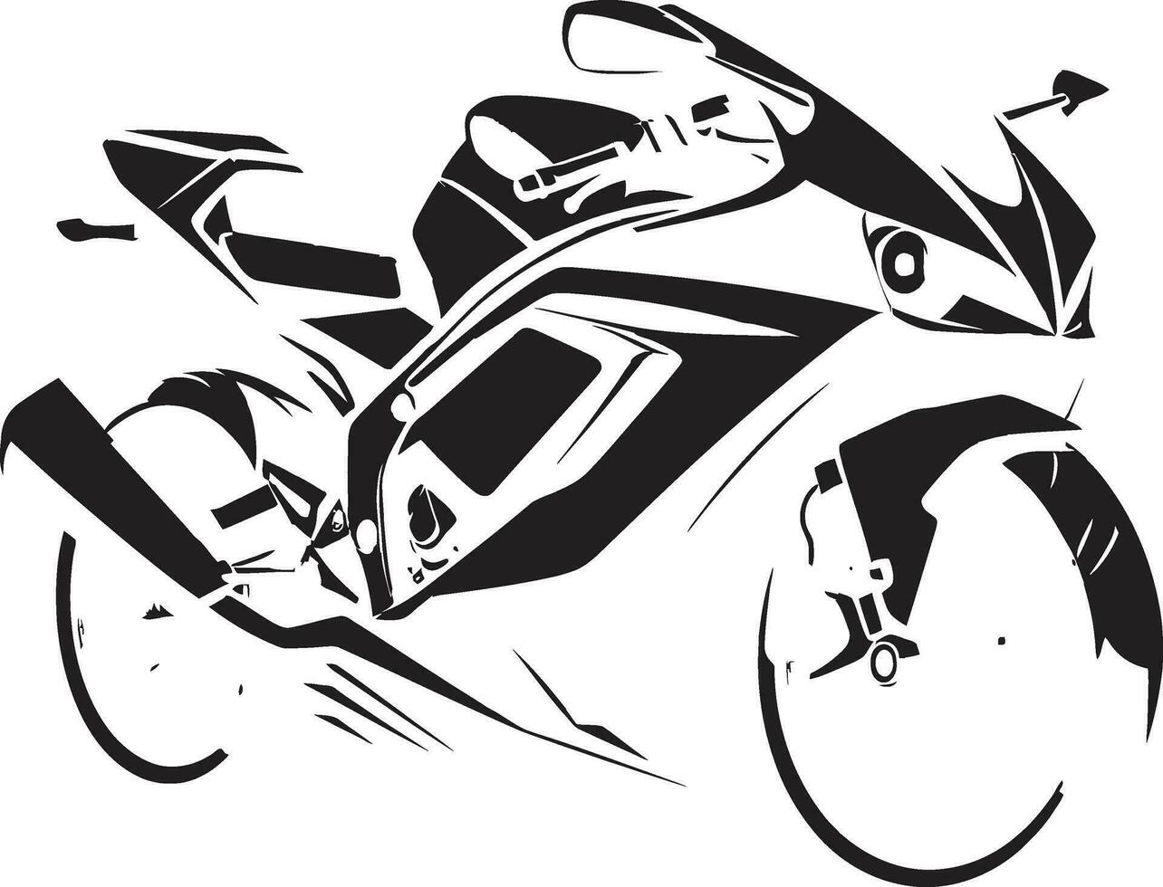 Racing Artistry Sports Bike Vector Graphics Vector Splendor Sports Bikes in Motion
