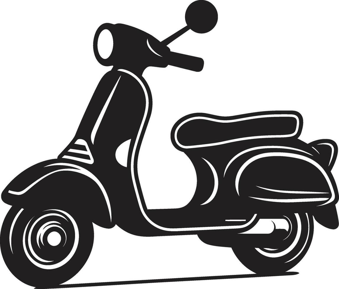 scooter truco montando campeonato scooter rueda y neumático mantenimiento vector