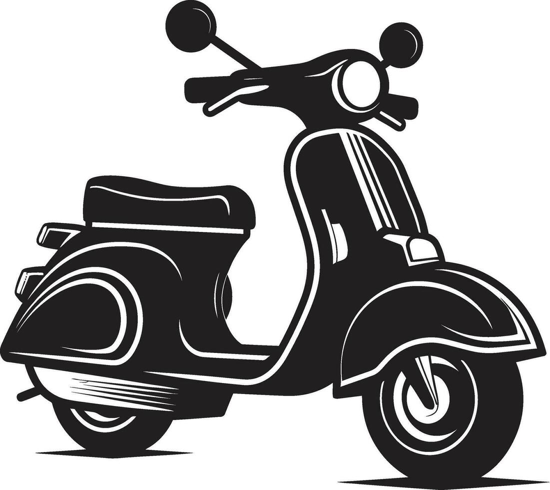 Scooter Rental Business Logo Scooter Adventure Tour Vector Art