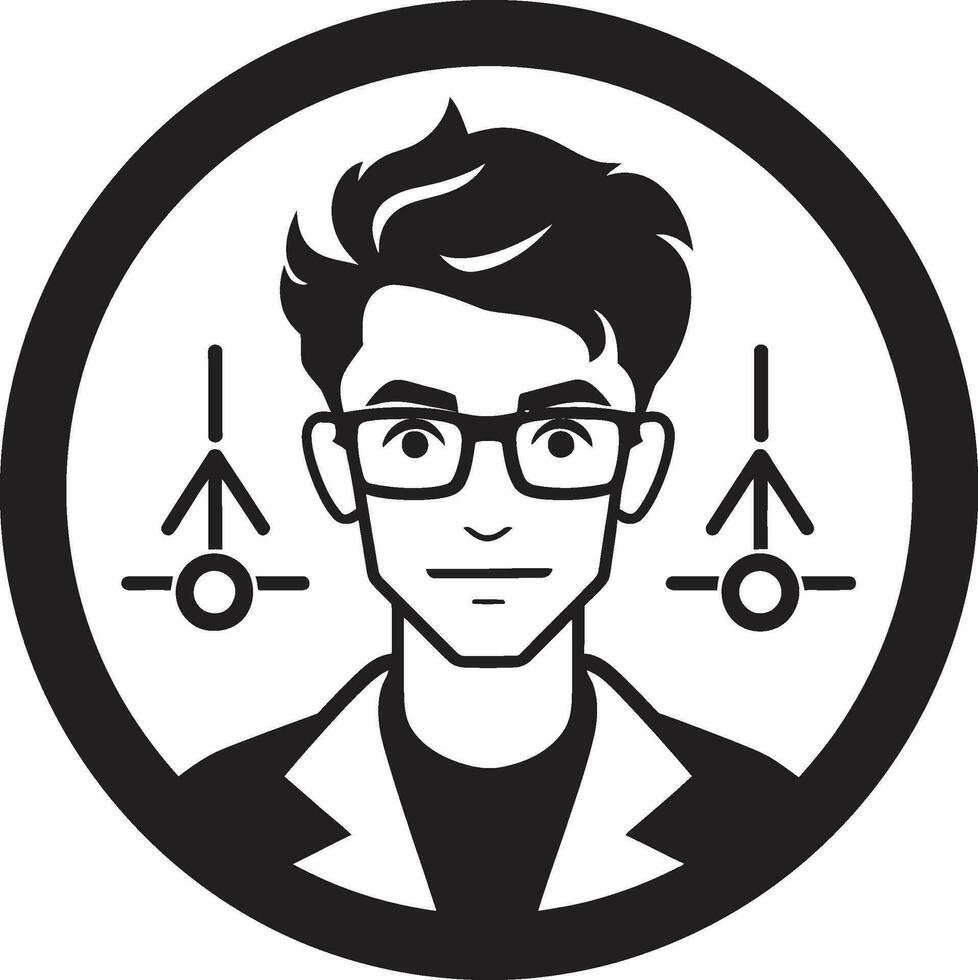 Imagining the Unseen Scientist Vector Art Vectorized Science Icons Portraits of Discovery