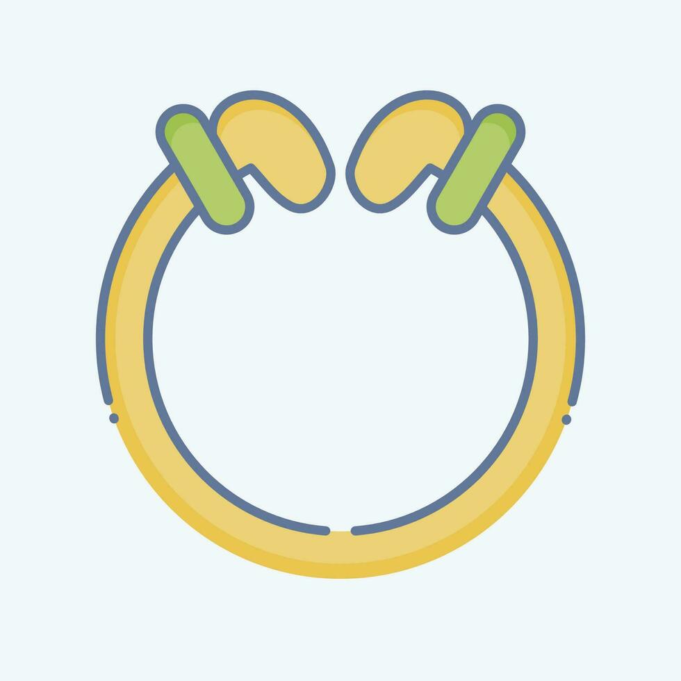 Icon Torg. related to Celtic symbol. doodle style. simple design editable. simple illustration vector