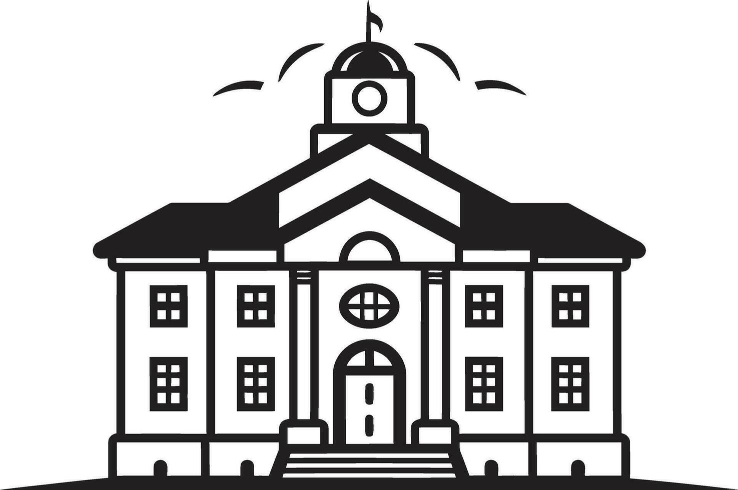 Illustrating School Life in Vectors Vector Graphics for Educational Projects