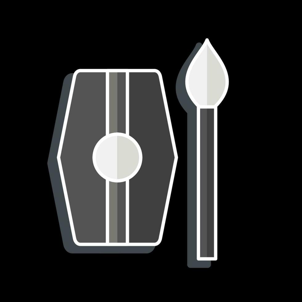 Icon Weapon 2. related to Celtic symbol. glossy style. simple design editable. simple illustration vector