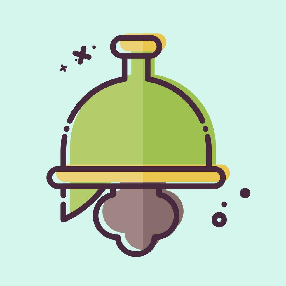 Icon Helmet. related to Celtic symbol. MBE style. simple design editable. simple illustration vector