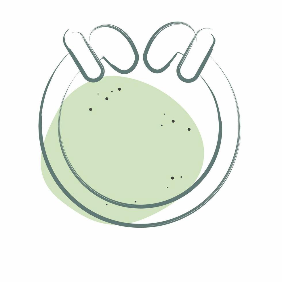 Icon Torg. related to Celtic symbol. Color Spot Style. simple design editable. simple illustration vector