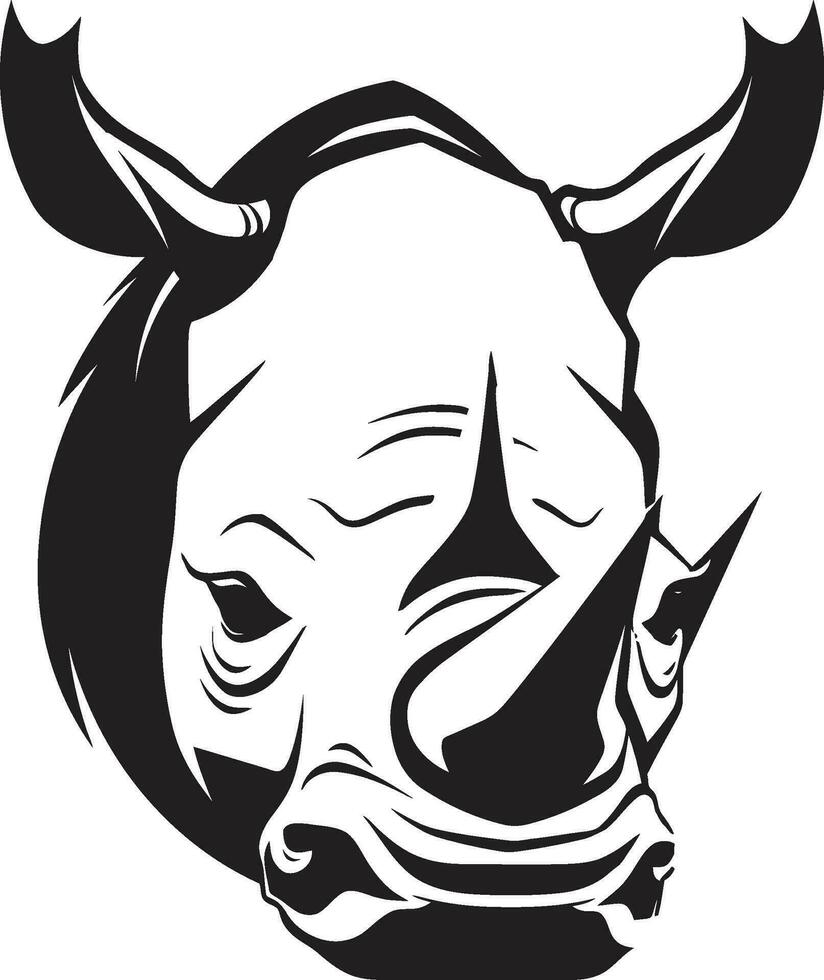 creando rinoceronte vectores un detallado Acercarse el belleza de rinoceronte en vector Arte