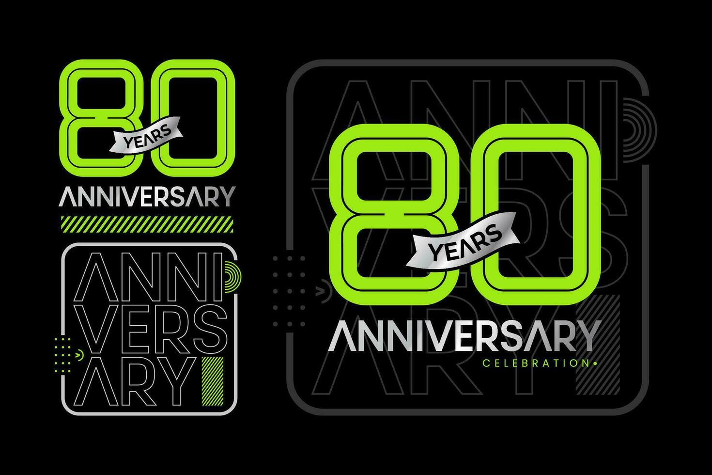 80 years anniversary font. for vector typography, automotive, merchandise, sport font, wedding, greeting card, and invitation