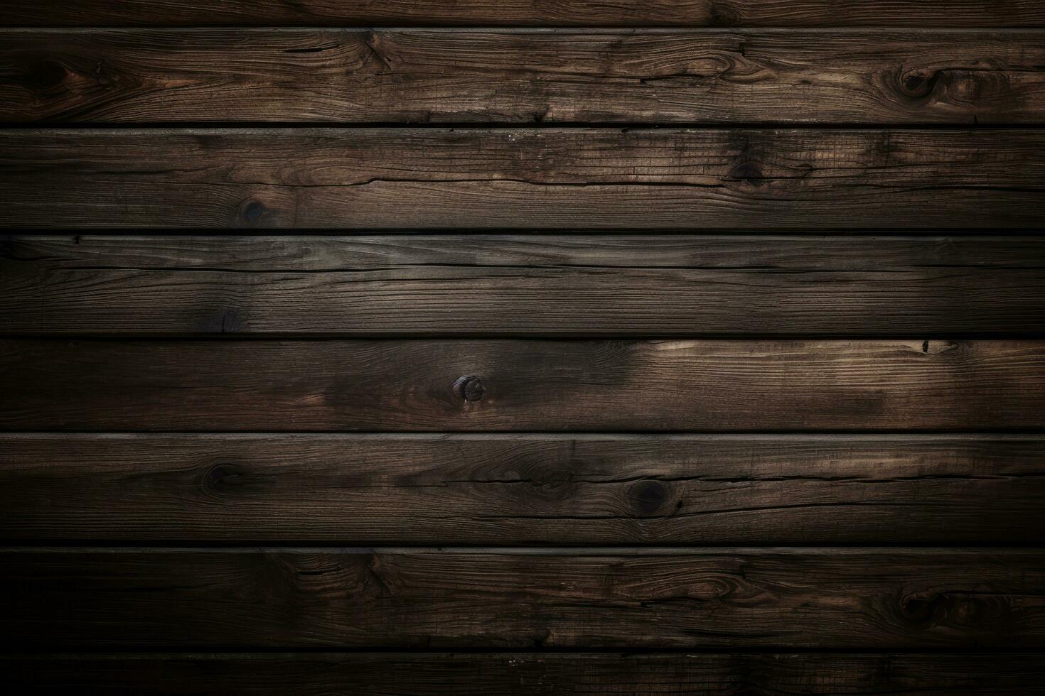 antiguo madera textura. piso superficie. oscuro madera antecedentes. de madera muro, diseño de oscuro madera fondo, ai generado foto
