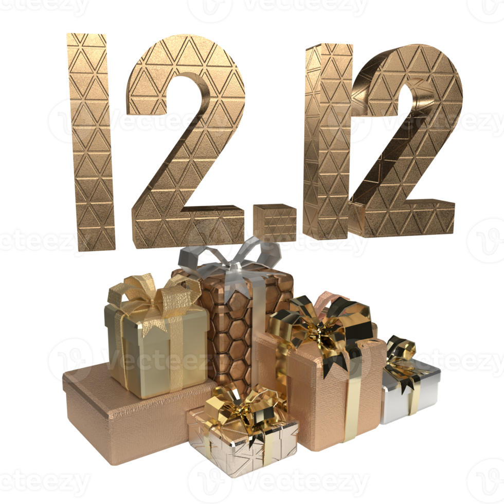 The 12 Day and month for promotion of offer marketing concept. png