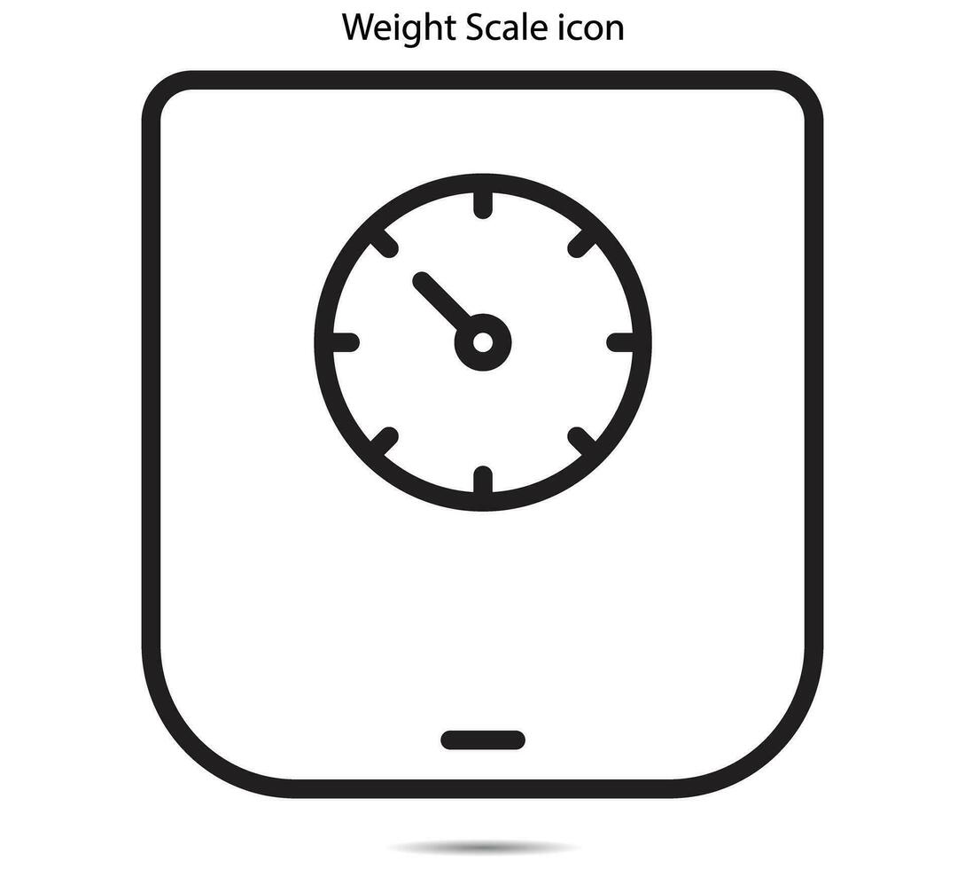 Weight Scale icon vector