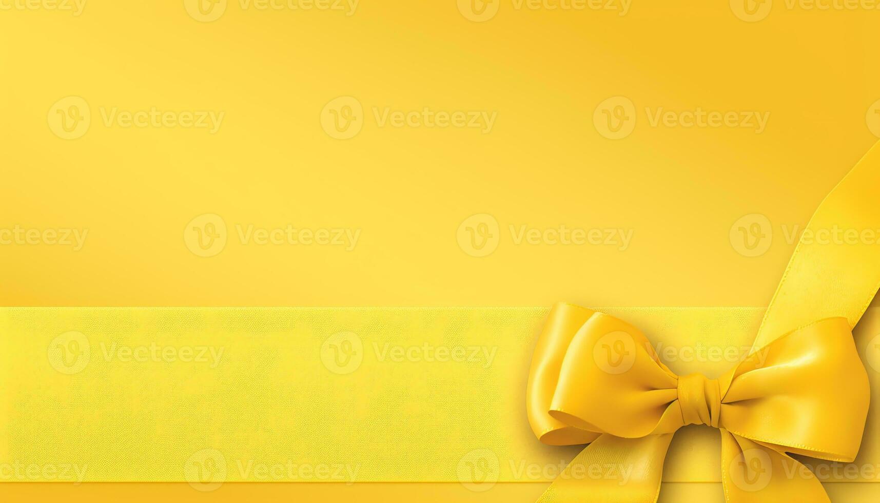 yellow silk fabric background with folds Ai generated photo
