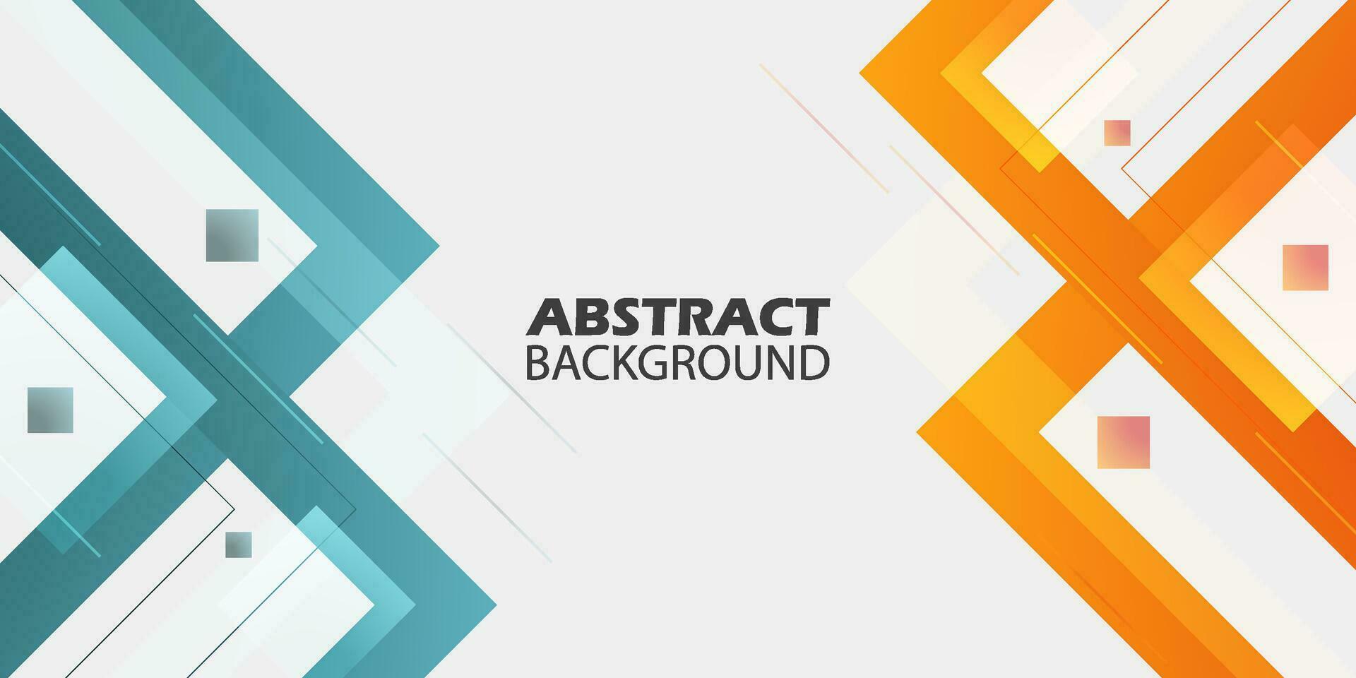 Triangle geometric abstract background with bright green and orange stripes arrows on white background concept. Colorful white banner. Eps10 vector