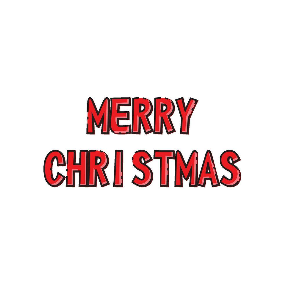 merry christmas icon vector