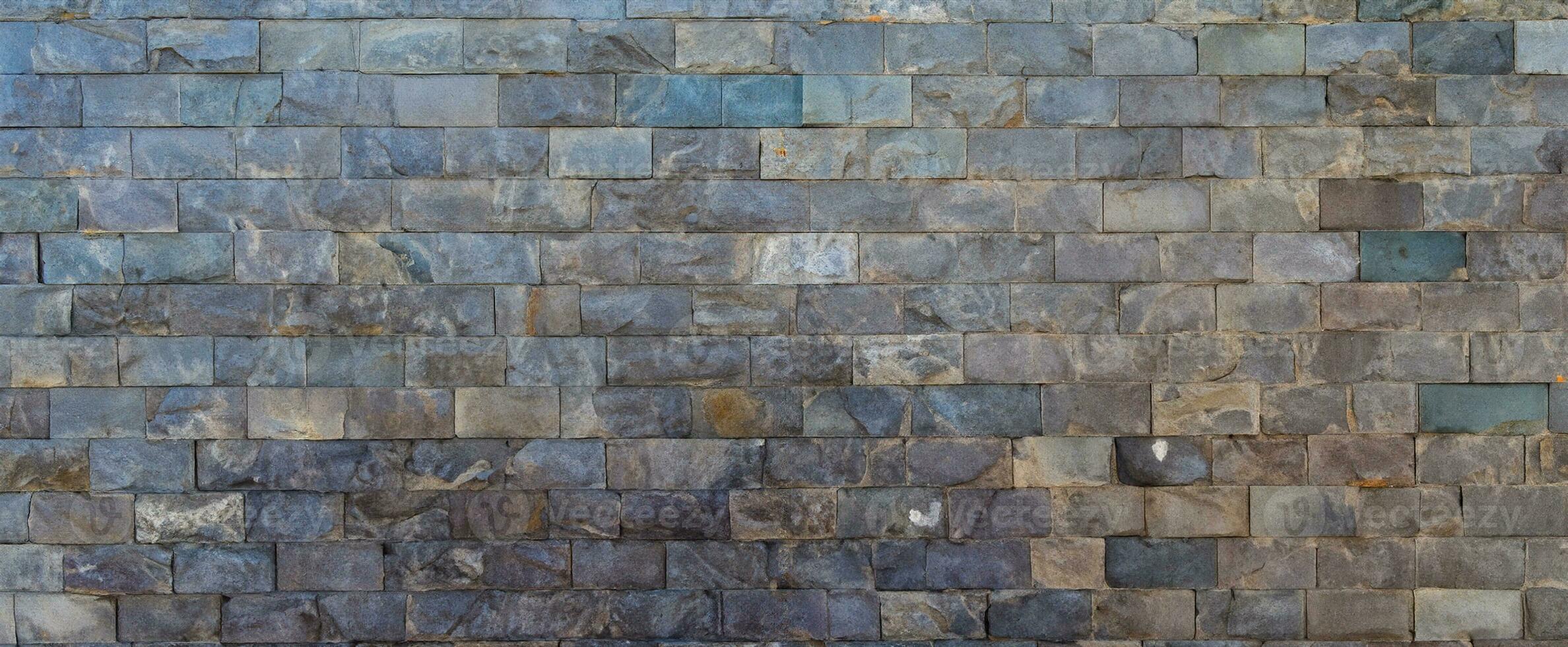 Modern stone brick wall background. stone texture. photo