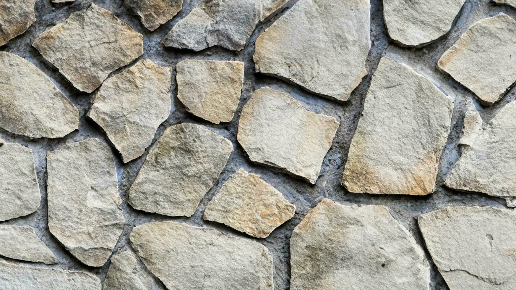 moderno Roca ladrillo pared antecedentes. Roca textura. foto