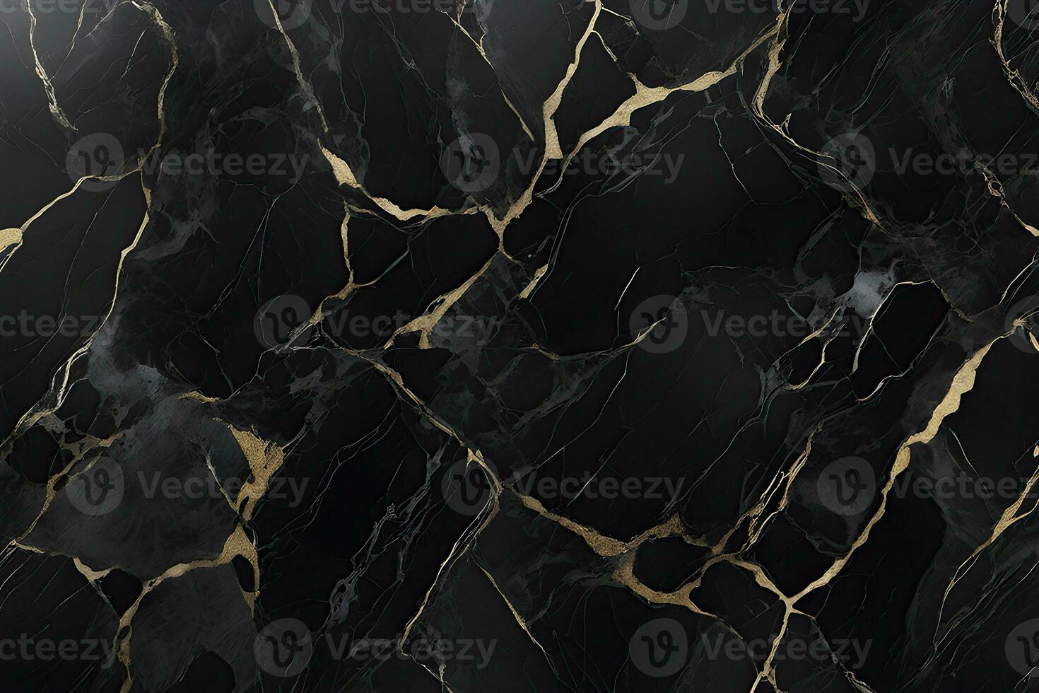 Black marble patterned texture background by Ai Generative photo