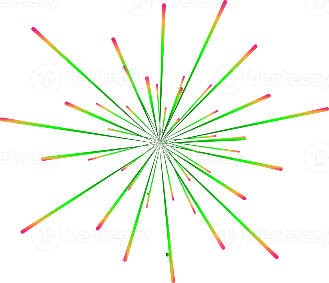 Natale celebrazione stella fuochi d'artificio esplosione fantasia raggiante isolato astratto sfondo png