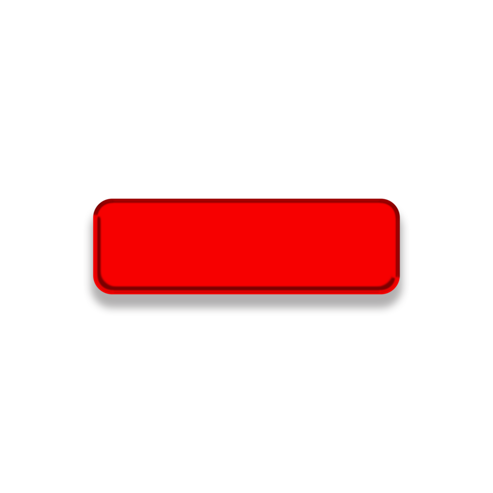 illustration de une rouge bouton png