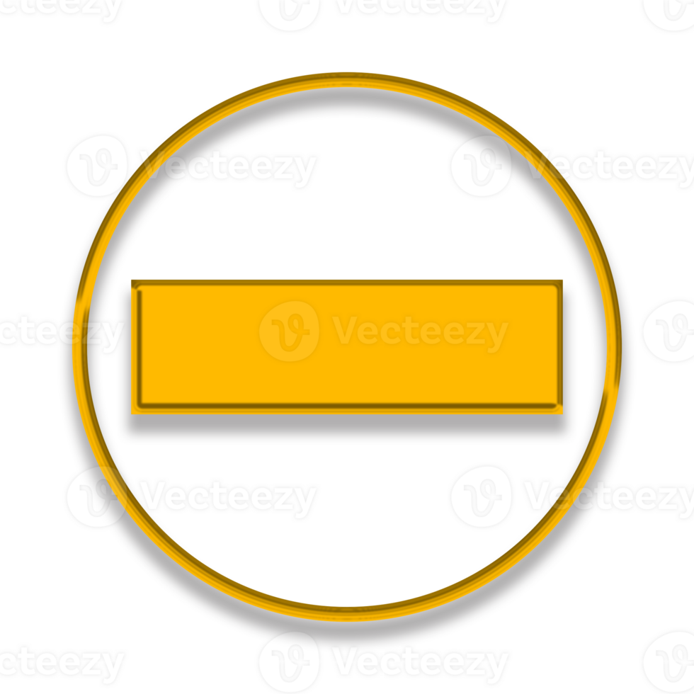 Yellow buttons illustration isolated transparent png