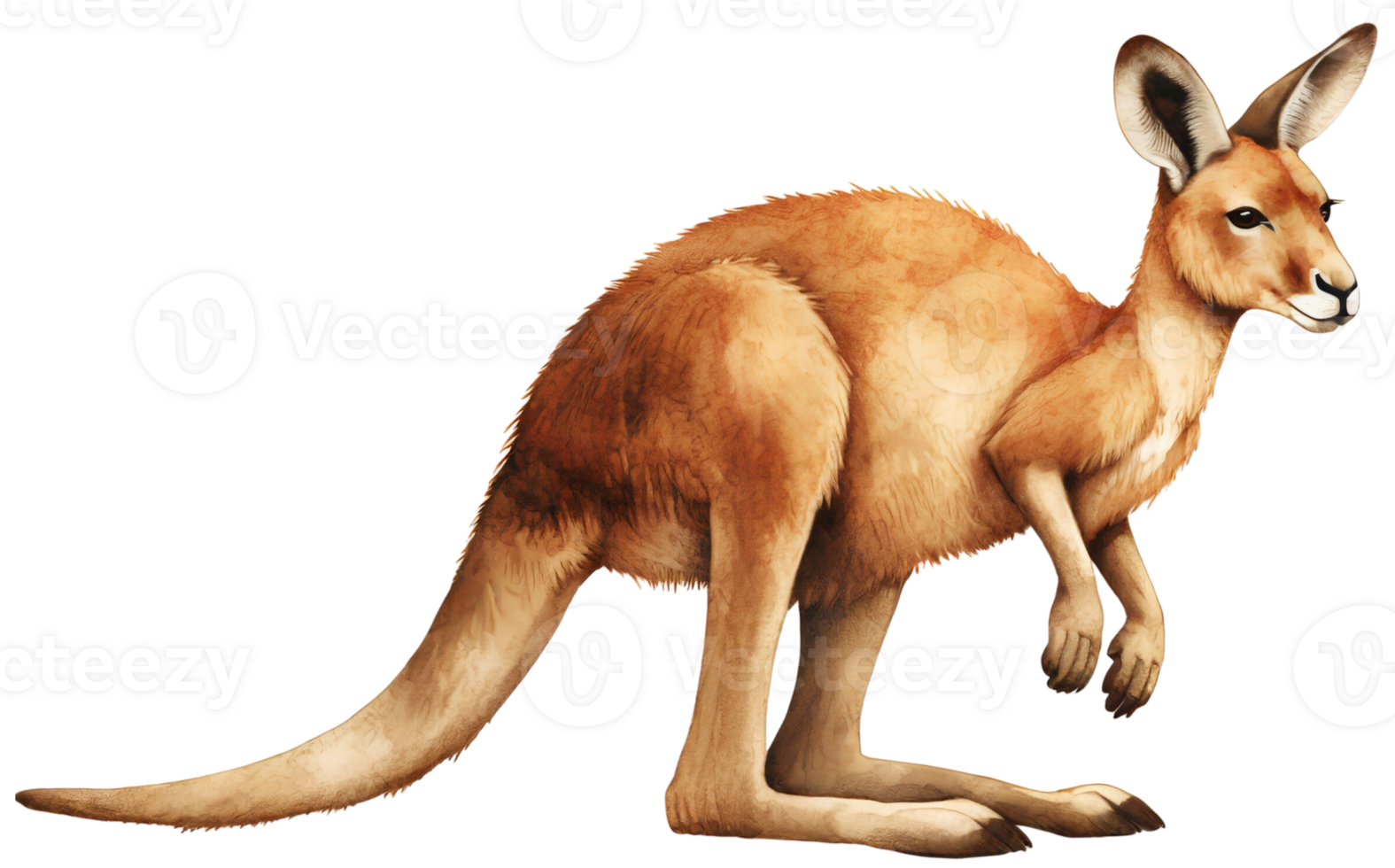 Kangaroo. AI Generative png
