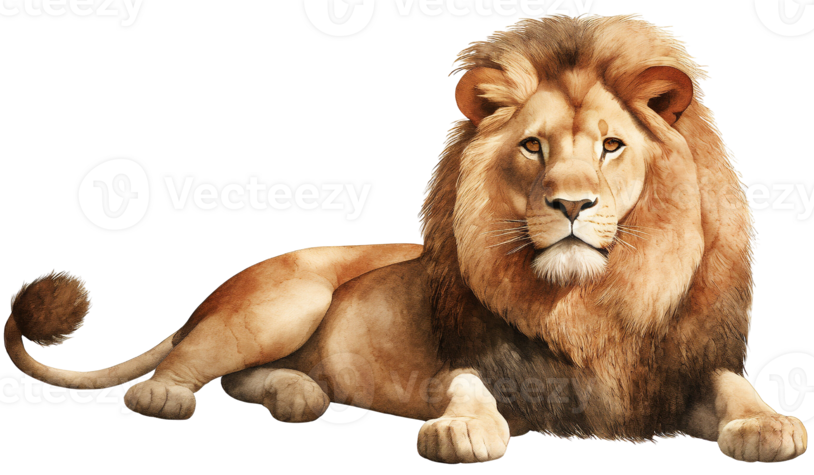 Lion. AI Generative png