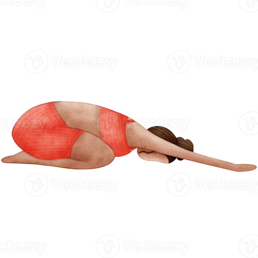 Yoga Pose, watercolor yoga png