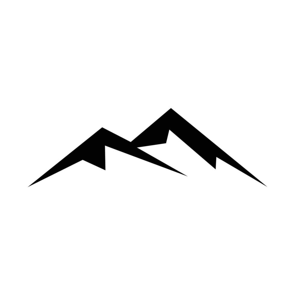 montaña logo elemento, montaña logo plantilla, montaña icono vector