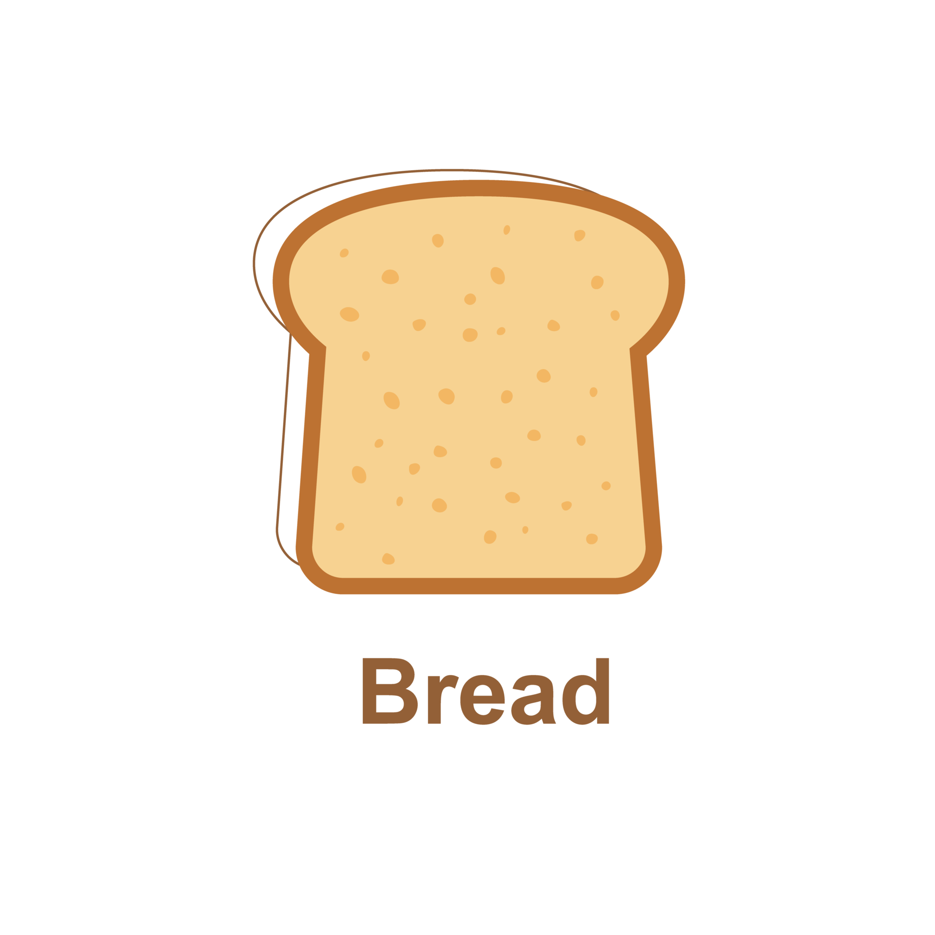 bread symbol. wallpaper. free space for text. bread logo design. Bread