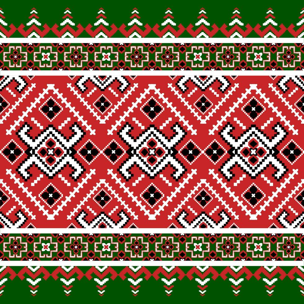 Christmas fair isle pattern background for fashion textiles, knitwear and graphics photo