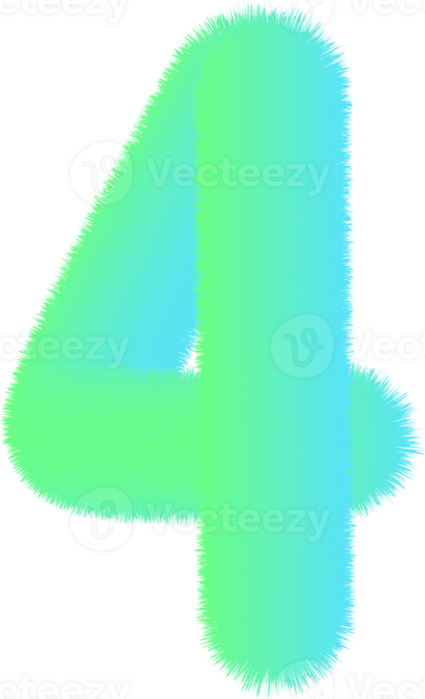 Number illustration. Hand drawn picture png