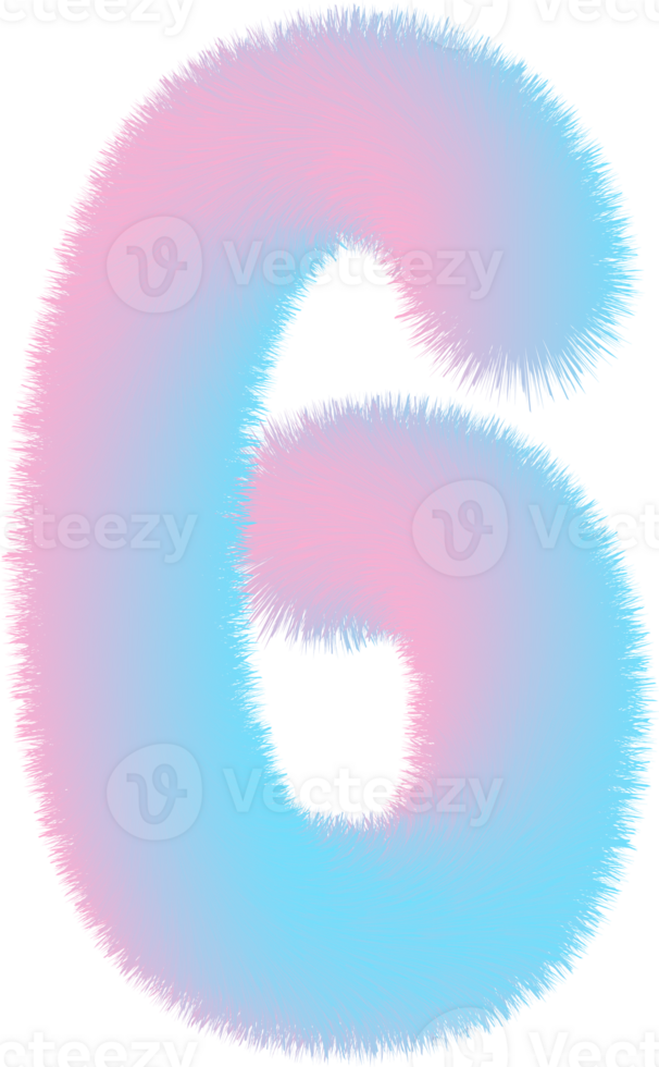 Number illustration. Hand drawn picture png
