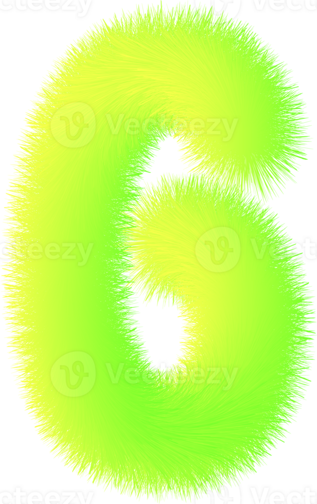 Number illustration. Hand drawn picture png