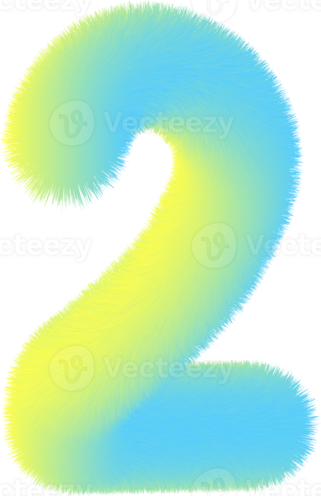 Number illustration. Hand drawn picture png