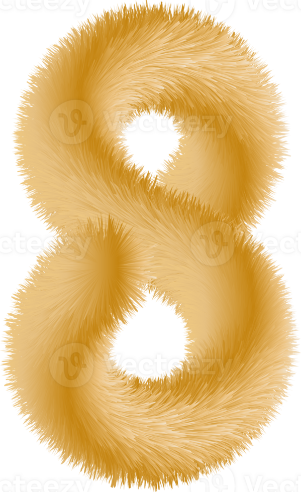 Number illustration. Hand drawn picture png
