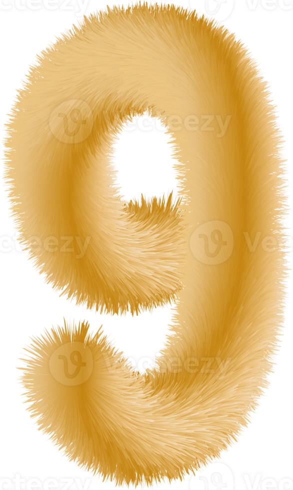 Number illustration. Hand drawn picture png
