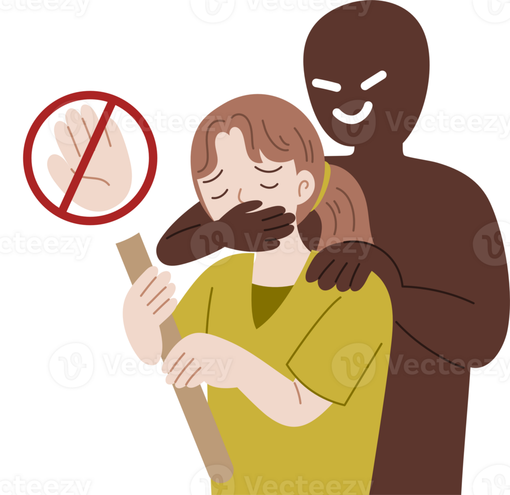 Woman prohibited from speaking png