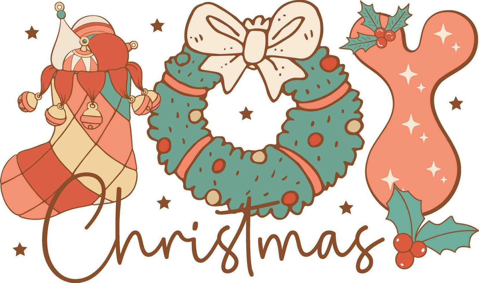 Christmas Sublimation Design Bundle vector