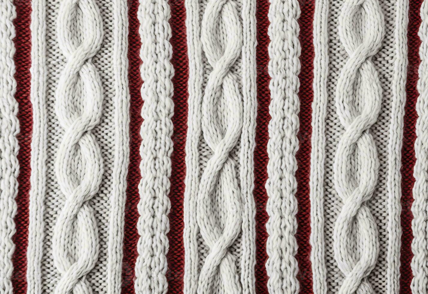 Knitted sweater texture, background with copy space. AI Generated photo