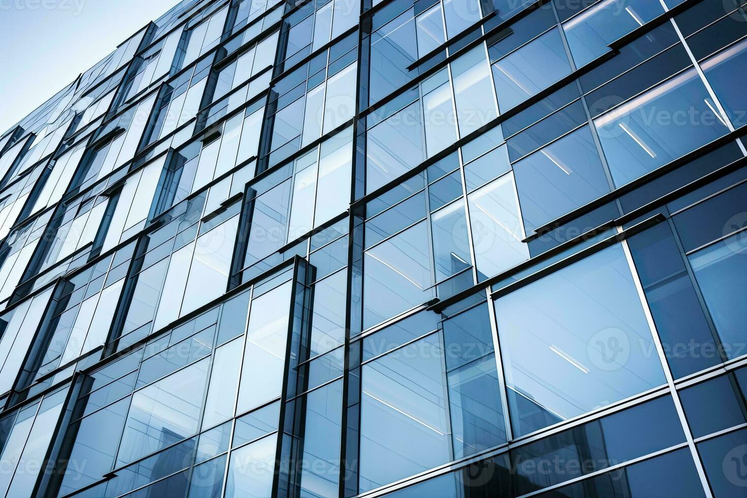 Abstract Architecture and modern facade. AI Generated photo