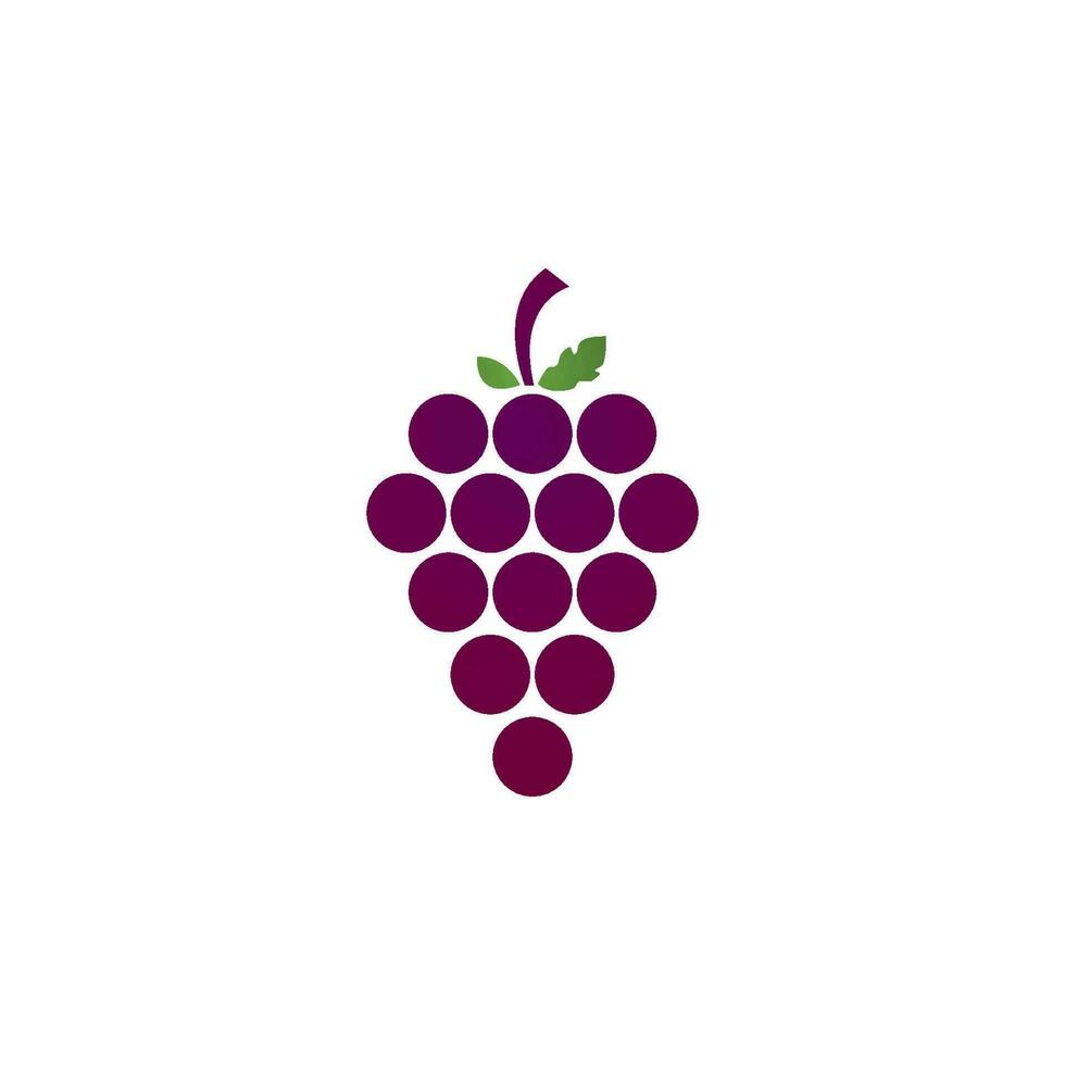 Grapes vector icon illustration design