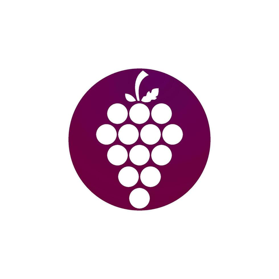 Grapes vector icon illustration design