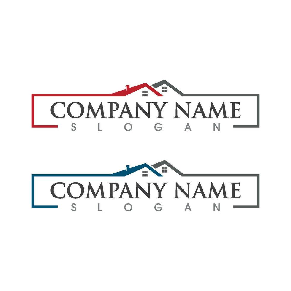 Property and Construction Logo design vector