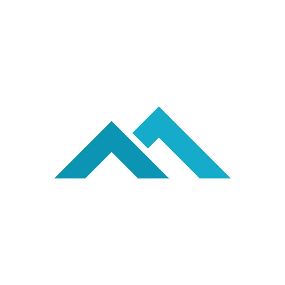 Mountain icon Logo vector