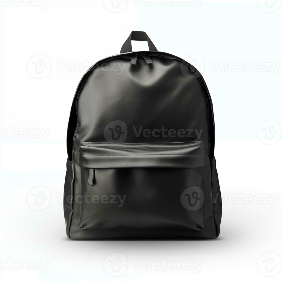 Front image of backpack for mockup purposes Generative AI photo